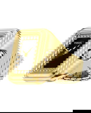 Fossil inel cu ceas culoarea auriu, ES5447