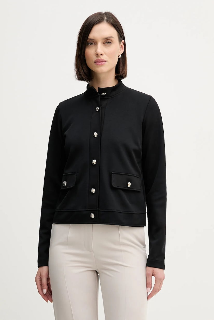 Joop! bluză culoarea negru, uni, 30100048