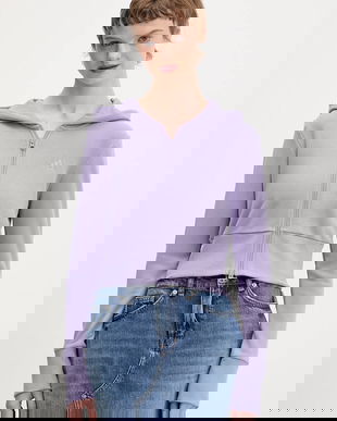 adidas bluză Essentials culoarea violet, cu glugă, uni, KC3891