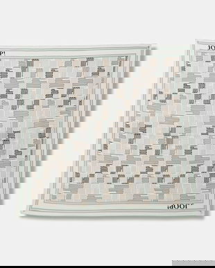 Joop! eșarfă culoarea bej, cu model, 30100554