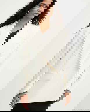 Marella sacou MLTFERVORE culoarea bej, cu doua randuri de nasturi, uni, 2613041093200