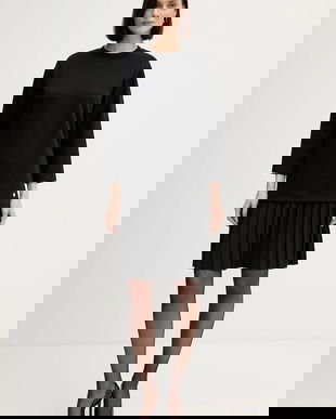 Joop! rochie culoarea negru, mini, drept, 30100162