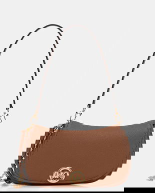 MICHAEL Michael Kors geantă de piele culoarea maro, 30R6GY5S2L