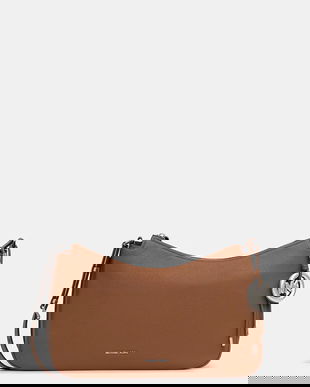 MICHAEL Michael Kors geantă de piele culoarea maro, 30F5SY5M6L