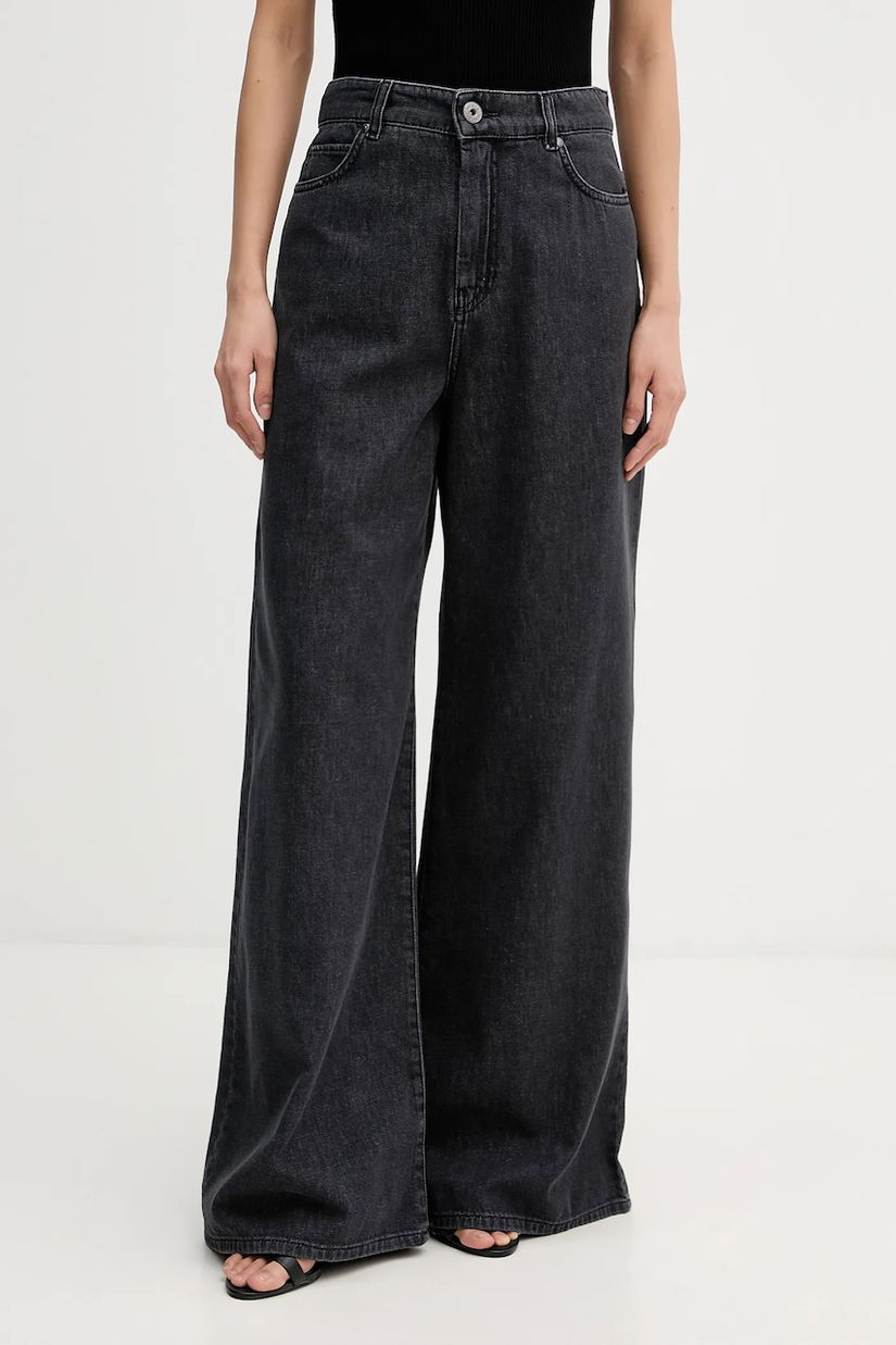 Weekend Max Mara jeans VEGA culoarea negru, 2615181041600