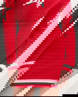 Perfect Moment fustă sport culoarea rosu, mini, creion, W3001262