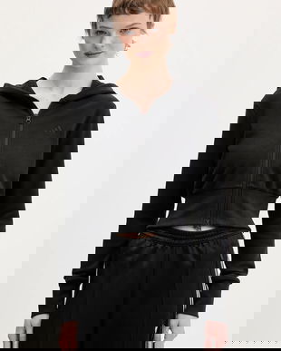 adidas bluză Essentials culoarea negru, cu glugă, uni, JZ0197