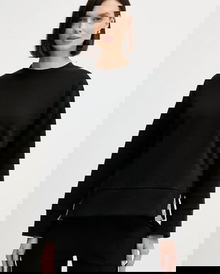 Joop! bluză culoarea negru, uni, 30100031