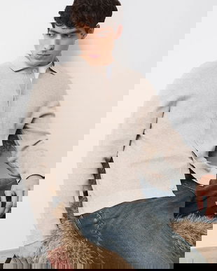 Medicine cardigan culoarea bej