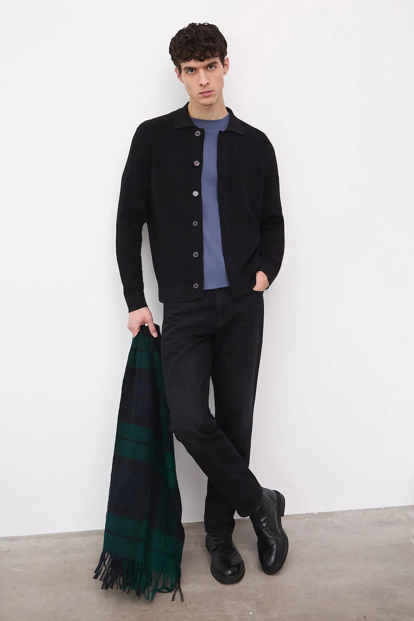 Medicine cardigan culoarea negru