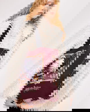 Medicine geanta de bumbac culoarea bordo