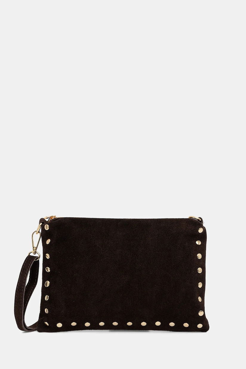 Answear.LAB geanta de mana din piele intoarsa culoarea maro