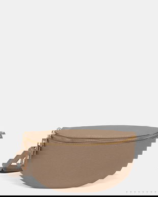 Answear.LAB borseta de piele culoarea maro