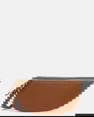 Answear.LAB borseta de piele culoarea maro