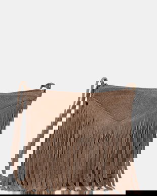 Answear.LAB geanta de mana din piele intoarsa culoarea maro