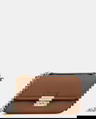 MICHAEL Michael Kors poșetă de piele culoarea maro, 30R6G2RL5L