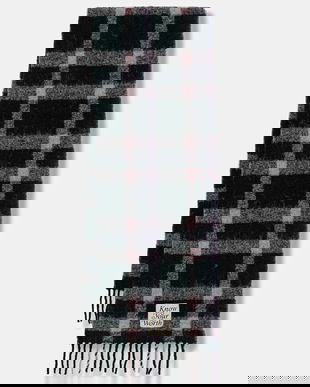 United Colors of Benetton eșarfă cu lână culoarea verde, 62QJDU027