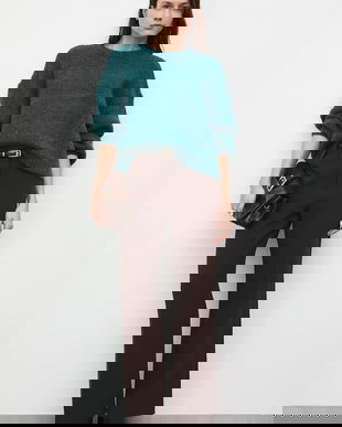 Medicine pulover culoarea verde, călduros