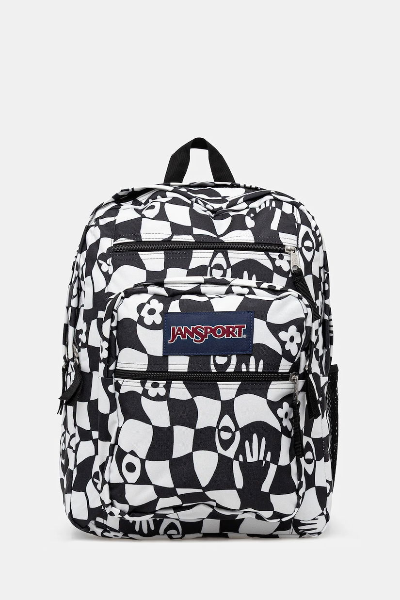 Jansport rucsac culoarea alb, mare, cu model, EK0A5BAH0W9