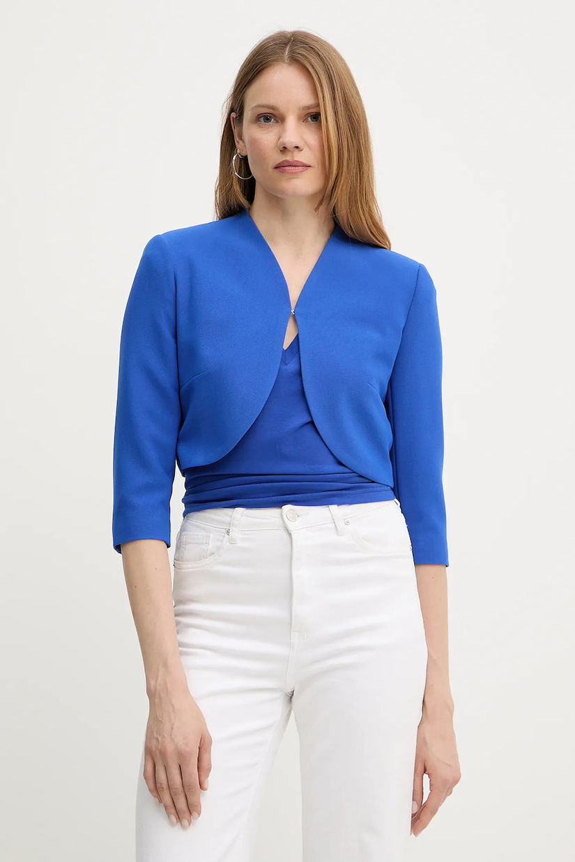 Morgan sacou VELEO.F culoarea violet, un singur rand de nasturi, uni, VELEO.F