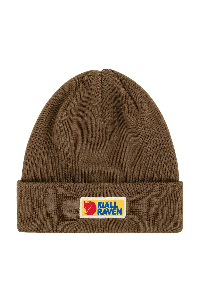 Fjallraven căciulă Vardag Classic Beanie culoarea bej, F78141.299