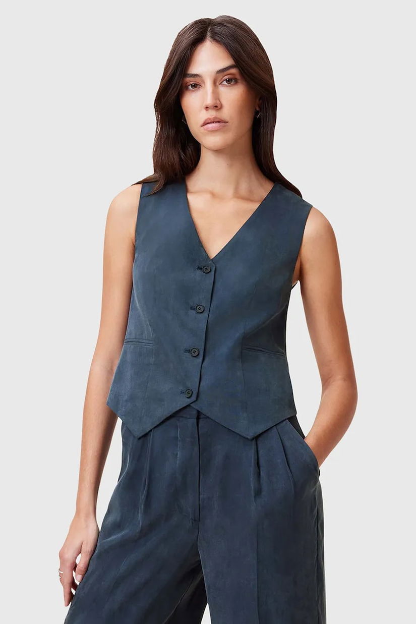 AllSaints vestă AVERIE un singur rand de nasturi, W039QC