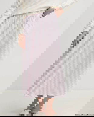 Joop! fusta culoarea alb, midi, evazati, 30046529