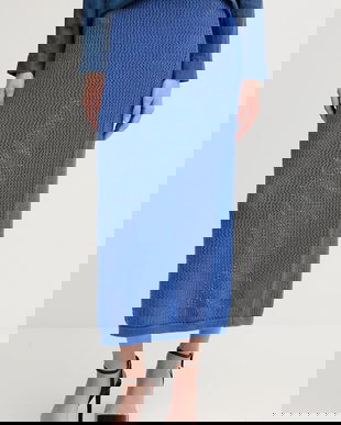 United Colors of Benetton fustă culoarea violet, maxi, drept, 11365000B