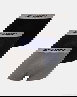 Karl Lagerfeld boxeri 3-pack culoarea alb, A1M47020
