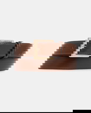 Karl Lagerfeld curea de piele culoarea negru, A1W33147