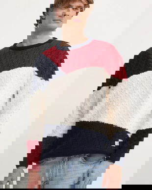 Pepe Jeans pulover COURT barbati, culoarea bej, PM702475