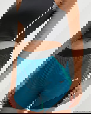 Reebok pantaloni scurți de alergare modelator, high waist, 100205434