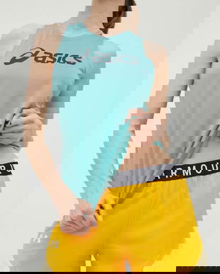 Under Armour pantaloni scurți de antrenament Play Up 3.0 1344552. femei, culoarea portocaliu, cu imprimeu, medium waist 1344552.-028