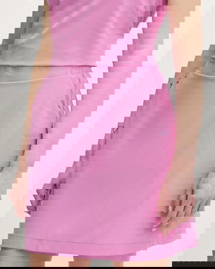 Helly Hansen fusta culoarea portocaliu, mini, drept