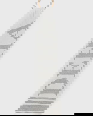 Deha Eșarfă femei, culoarea alb, modelator