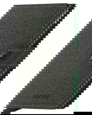 Secrid Portofel de piele bărbați, culoarea maro MTw.Green-GREEN