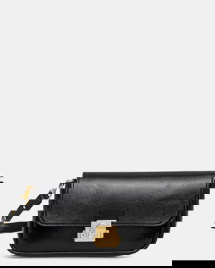 Coccinelle poșetă de piele culoarea negru, E5 U4M 52 01 01