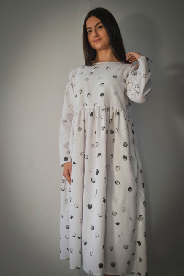 Rochie unicat pictată manual