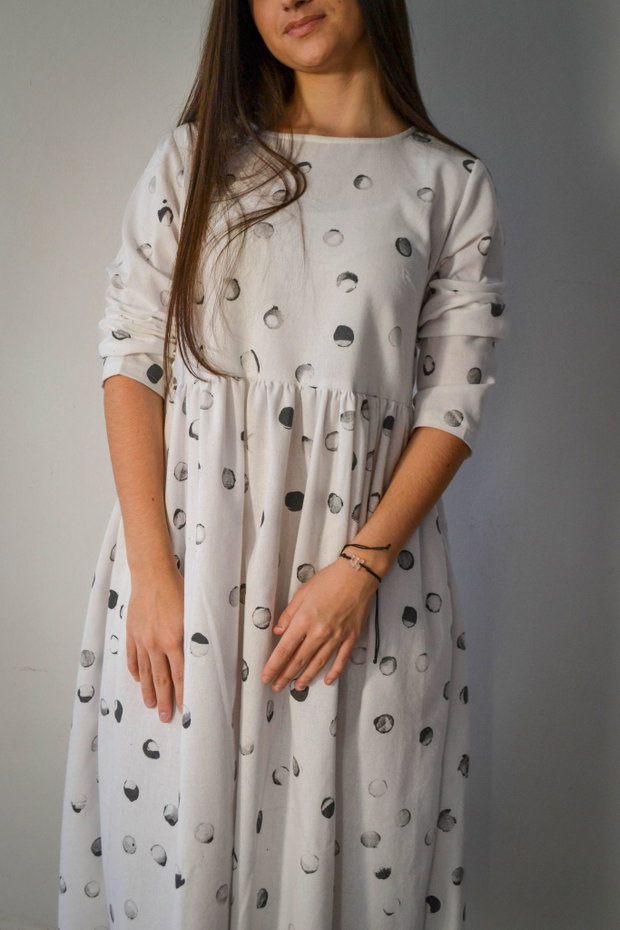 Rochie unicat pictată manual