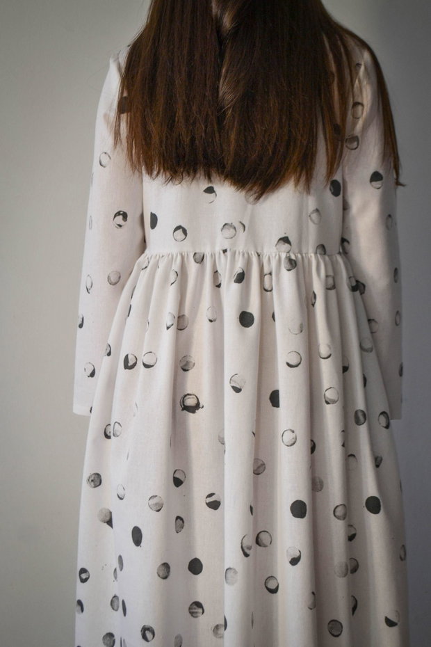 Rochie unicat pictată manual