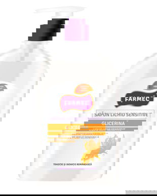 Sapun lichid Sensitive Glicerina Rezerva - Farmec, 500 ml