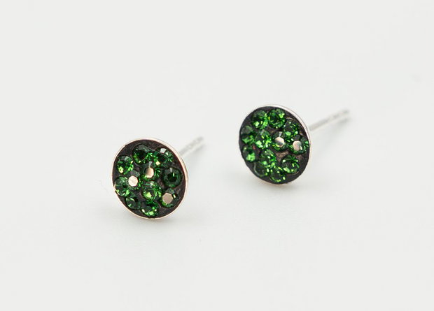 Cercei argint cu cristale Swarovski