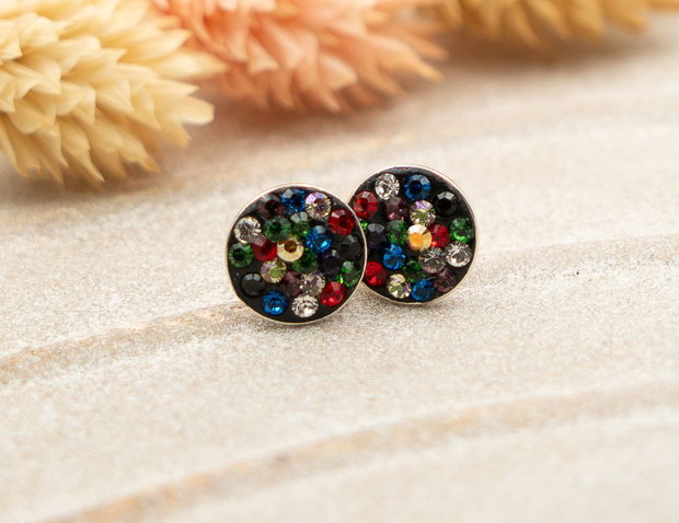 Cercei argint cu cristale Swarovski