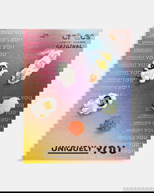 Crocs butoane  încălțăminte pentru copii Astronaut 5 Pack 5-pack culoarea alb, 10015764