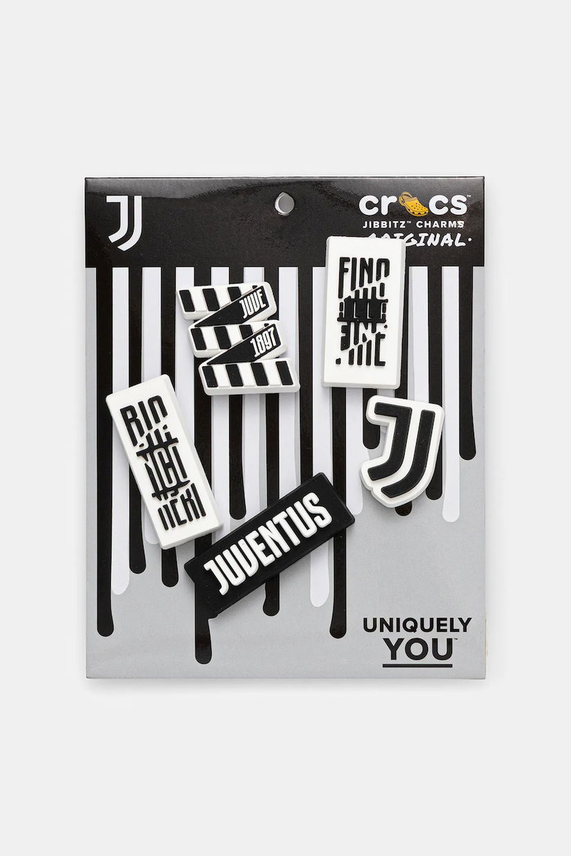 Crocs jibbitz încălțăminte pentru copii Juventus 5Pck 5-pack culoarea negru, 10012073