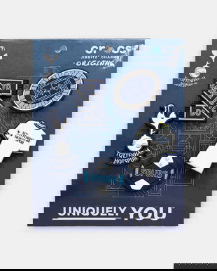 Crocs jibbitz încălțăminte pentru copii Tottenham 5Pck 5-pack culoarea bleumarin, 10012076