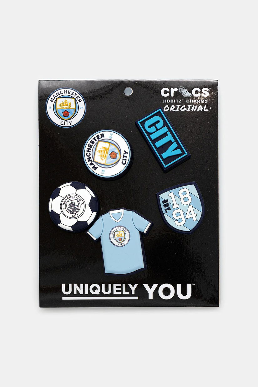 Crocs jibbitz încălțăminte pentru copii Manchester City 5Pck 5-pack culoarea alb, 10012074