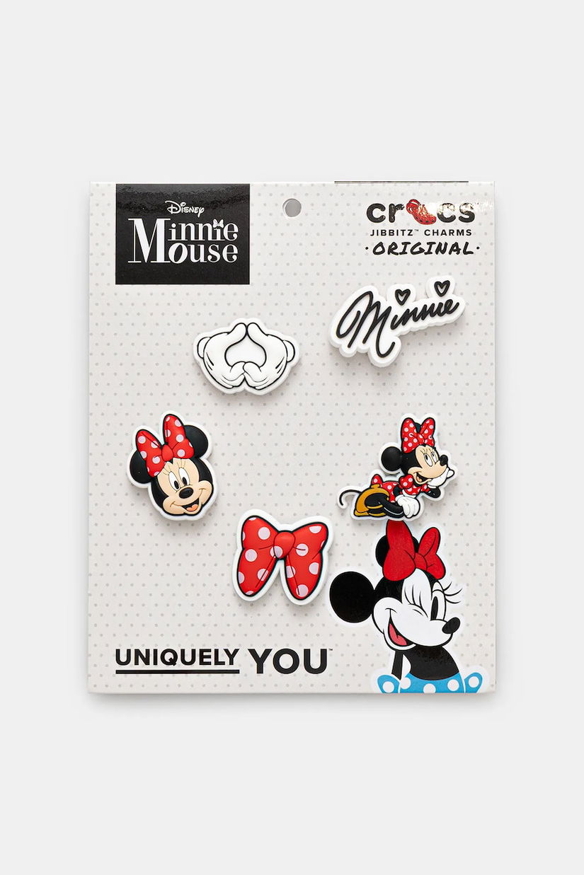 Crocs jibbitz încălțăminte pentru copii Minnie Dress 5PK 5-pack culoarea alb, 10014479
