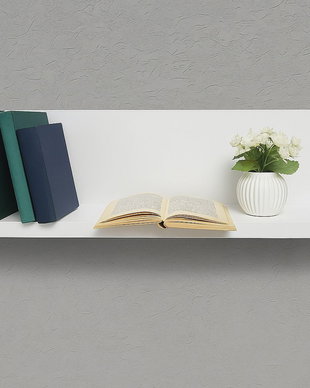 Etajera alba 50x20 cm  cu kit de montaj