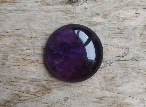 Cabochon ametist, 30 mm